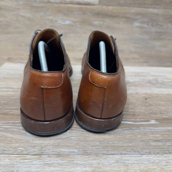 Allen Edmonds Lambert Brown Grained Leather Oxford Shoes Men's Size 11 - Picture 5 of 9